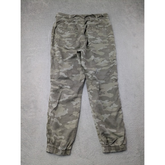 American Eagle Outfitters Camo Cargo Jogger Pants Women's Medium Lyocell Grunge - Picture 3 of 12
